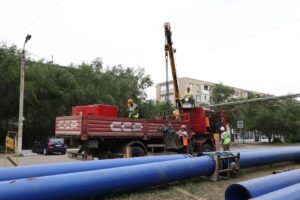 В Астрахани ремонтируют один из важнейших напорных коллекторов города