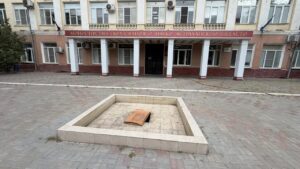 В центре Астрахани пропал фонтан