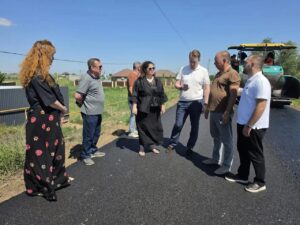 В селе Началово завершается ремонт дороги к новым микрорайонам