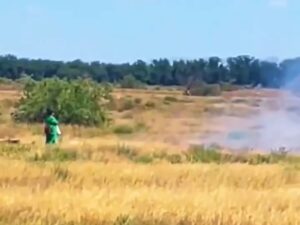 Сама в шоке от своего поведения: под Астраханью женщина устроила пожар, испугались все