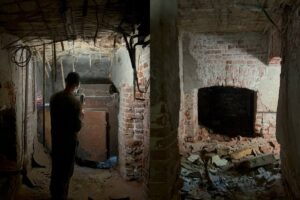 Темные коридоры ждут: в астраханской кирхе продолжается разбор цокольного этажа