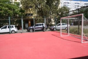 В Астрахани готовят к открытию спортивное поле